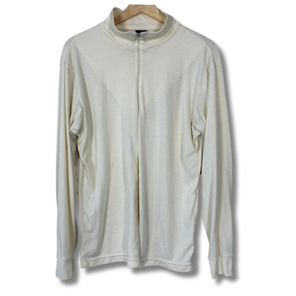 Patagonia Capilene Quarter Zip Pullover Top Cream Size XL - Picture 1 of 5